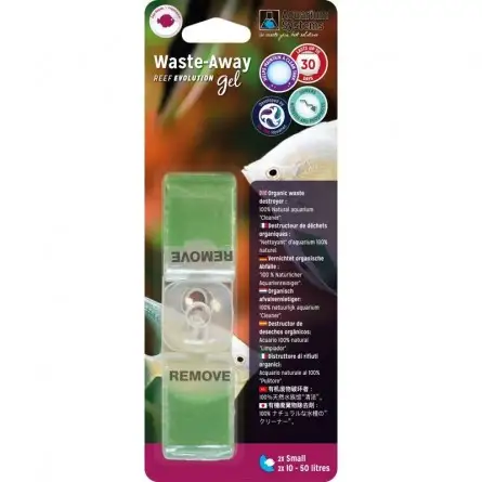 ACQUARIUM SYSTEMS - Gel Waste-Away - Piccolo - x2 - Gel Bacteria