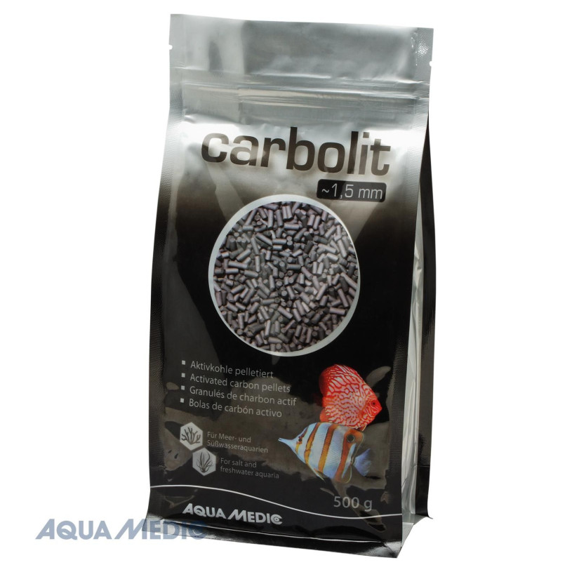 AQUA MEDIC - Carbolit - 650 ml -1,5 mm Peleti