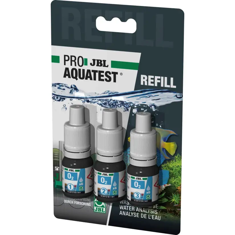 JBL - Recarga ProAquaTest O2 - Comprobación del contenido de oxígeno del agua