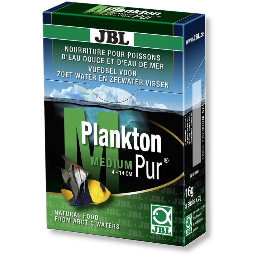 JBL - PlanktonPur M2 - 8 sticks of 2g - Natural zooplankton