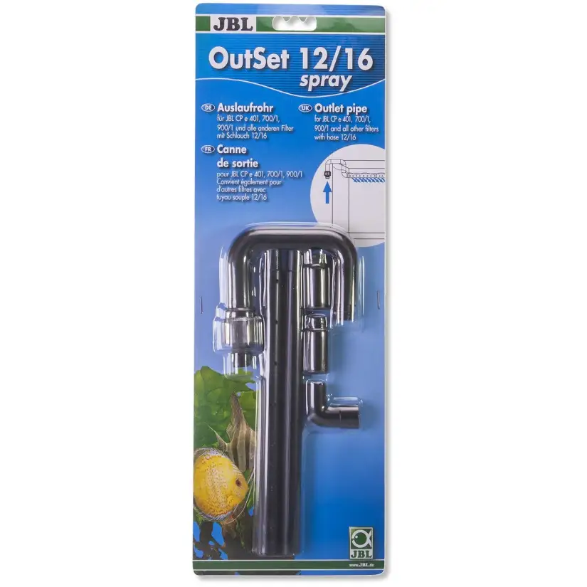 JBL - OutSet 12/16 Spray - Wasserauslassset mit Sprühbalken