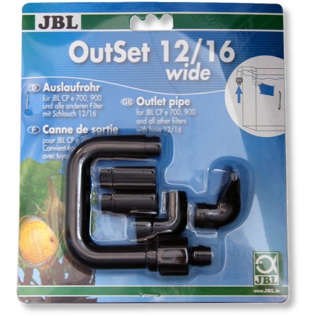 JBL - OutSet 12/16 ancho - Kit de retorno de agua con boquilla