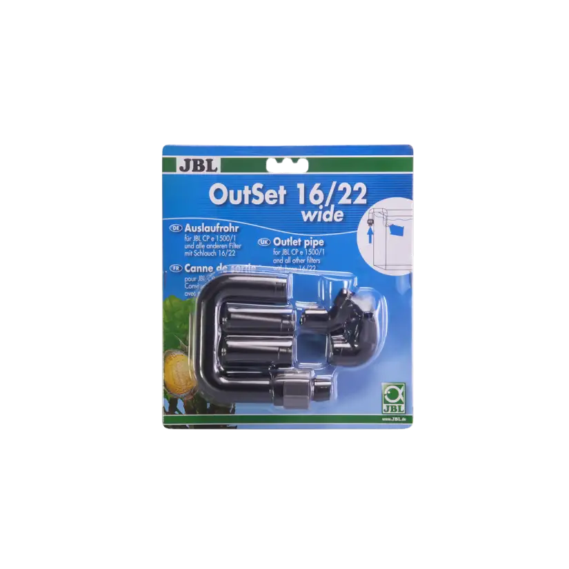 JBL - OutSet 16/22 ancho - Kit de retorno de agua con boquilla