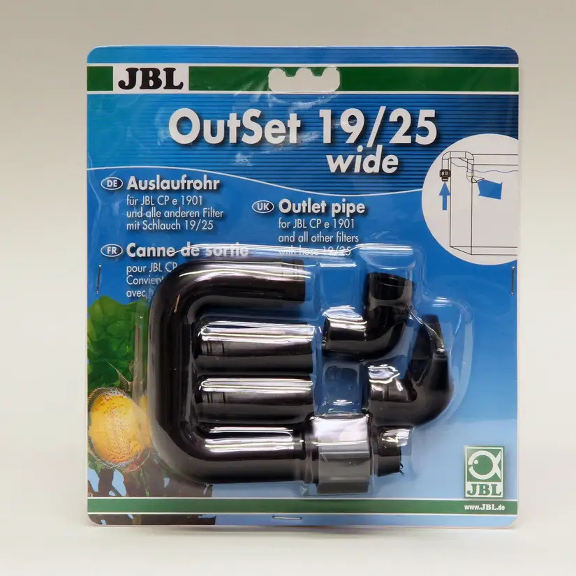 JBL - OutSet 19/25 breit - Wasserrücklaufset mit Düse