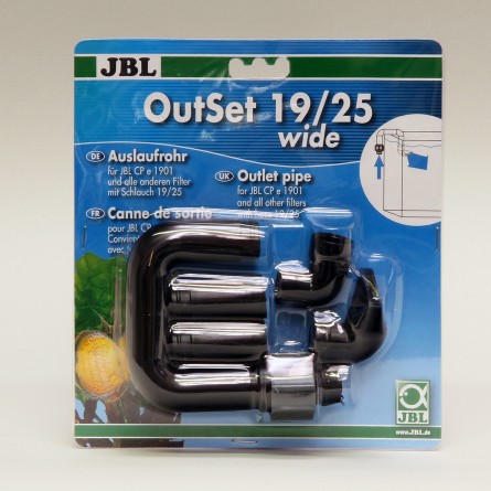 JBL - OutSet 19/25 breit - Wasserrücklaufset mit Düse