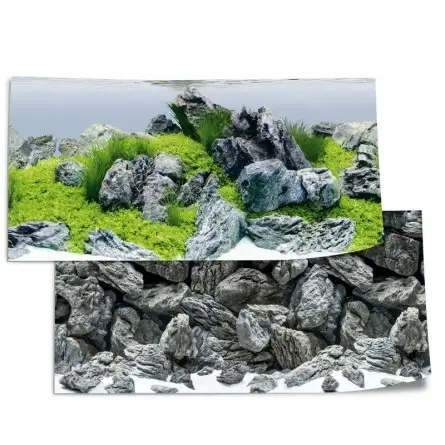 JUWEL - Rock & AquaScape maat S - 60x30 cm - Achtergrondposter