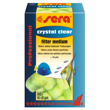 sera - Crystal Clear Professional - 12 unidades - Meio filtrante