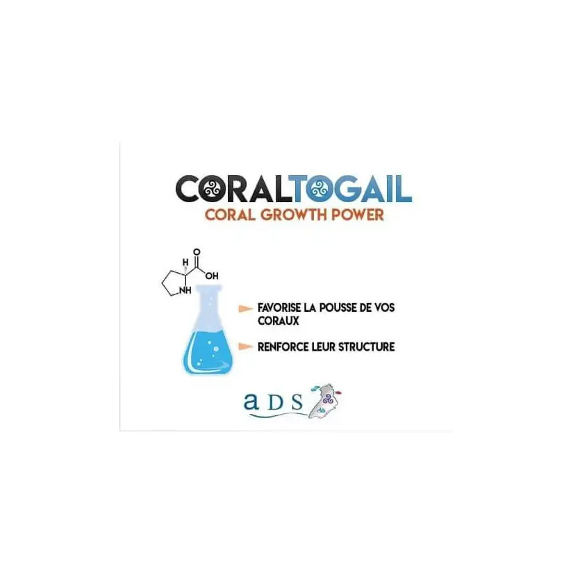 ADS - Coral Togail - 1l - Booster de croissance des coraux