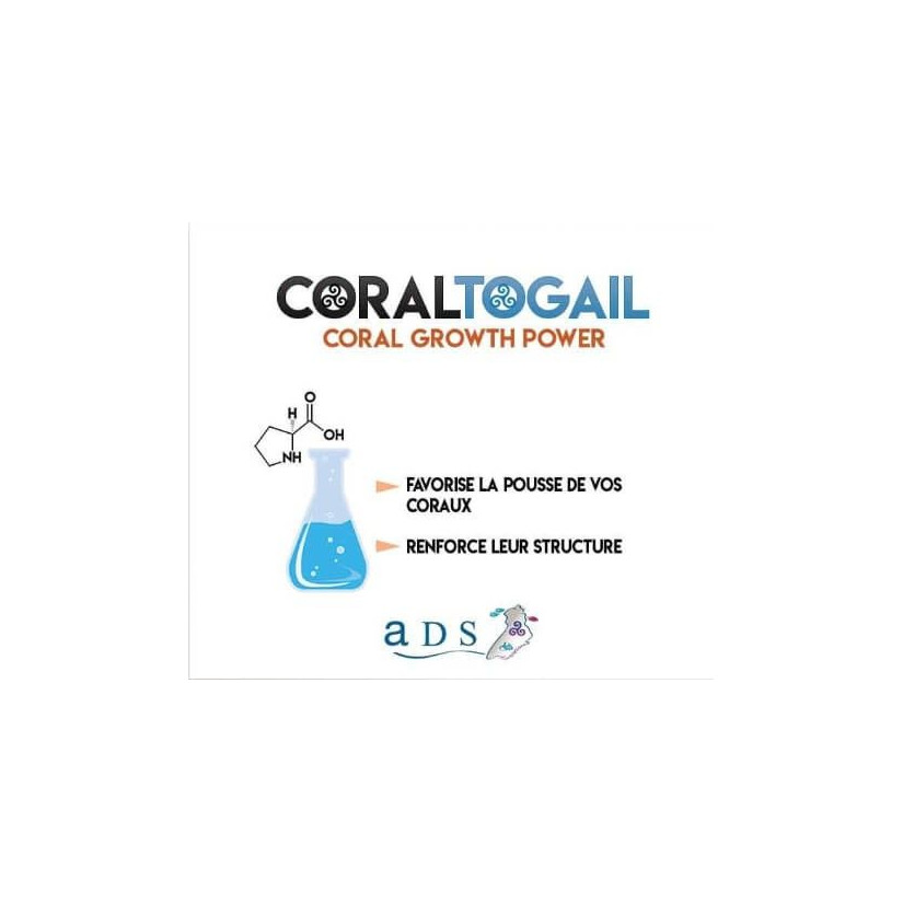 ADS - Coral Togail - 2l - Impulsionador do crescimento de corais