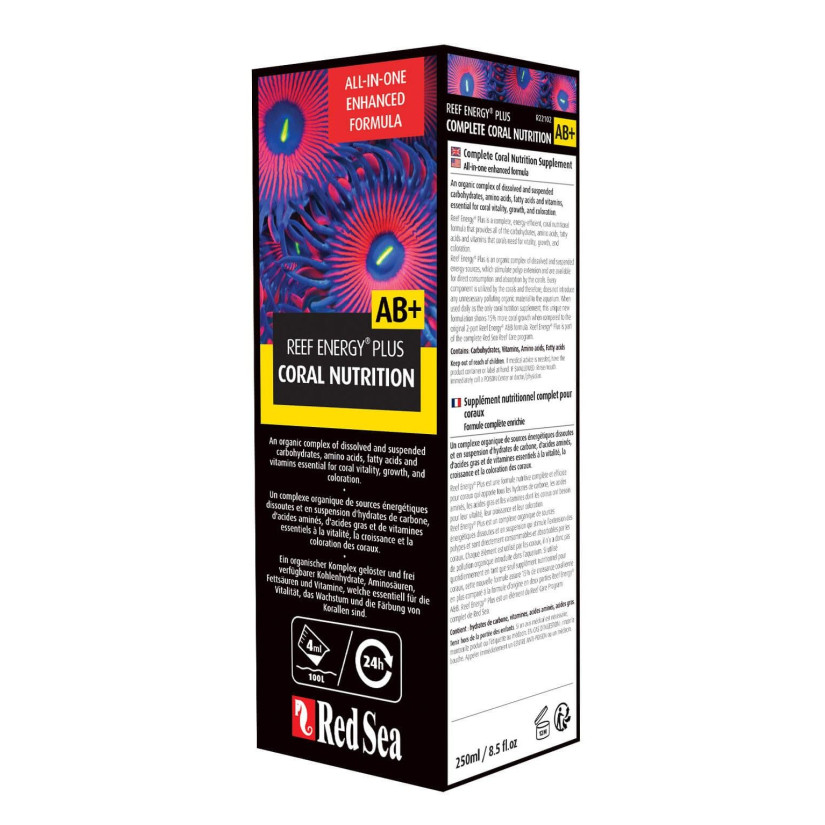 Red Sea - Reef Energy Plus - 250ml - Suplemento nutricional de coral