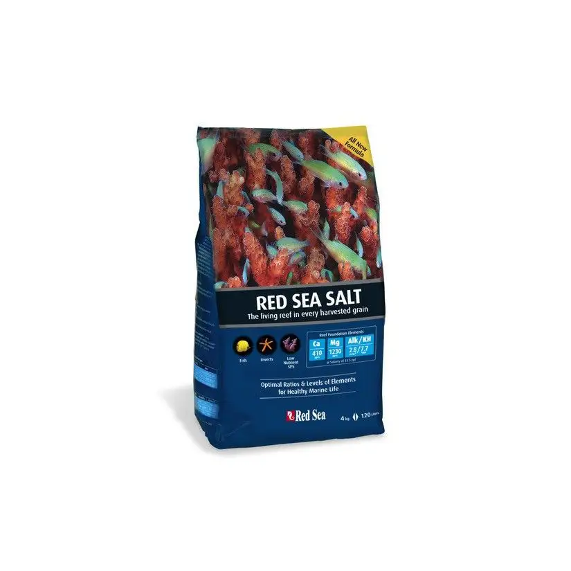 MAR ROJO - Sal Red Sea - Saco 4kg - 120 litros