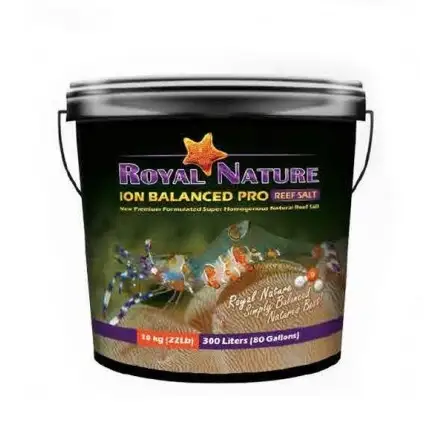 ROYAL NATURE - Ion Balanced Pro - 10-kg-Eimer - Natürliches Salz für Riffaquarien