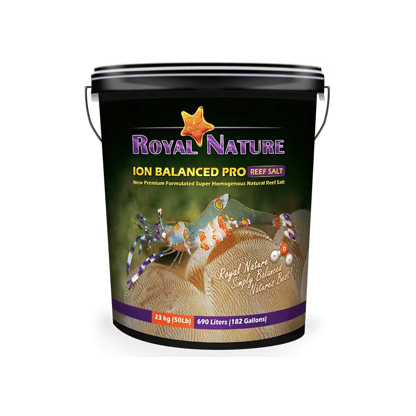 ROYAL NATURE - Ion Balanced Pro - 23-kg-Eimer - Natürliches Salz für Riffaquarien