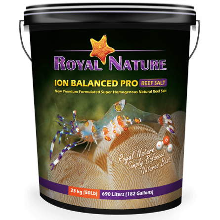 ROYAL NATURE - Ion Balanced Pro - 23-kg-Eimer - Natürliches Salz für Riffaquarien