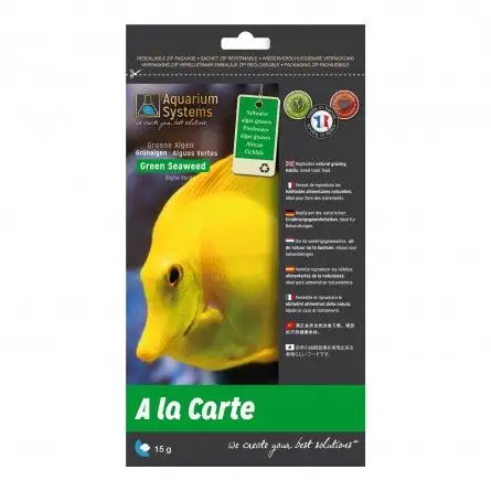 AQUARIUMS SYSTEM - A la carte hrana Green Seaweed 15gr