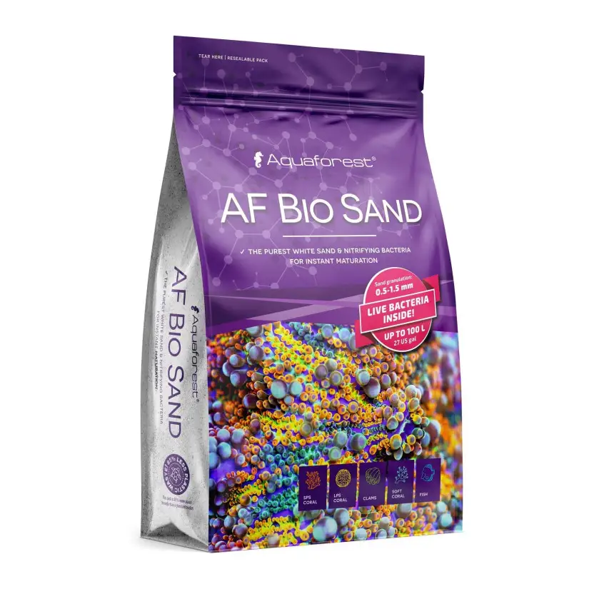 AQUAFOREST - AF bio Areia - 7,5 kg - Areia branca