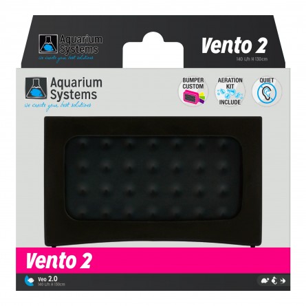 AQUARIUM SYSTEMS - Vento 2 - 140 l/h - Pompe à air pour aquarium