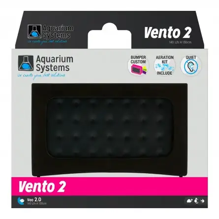 AQUARIUM SYSTEMS - Vento 2 - 140 l/h - Pompe à air pour aquarium