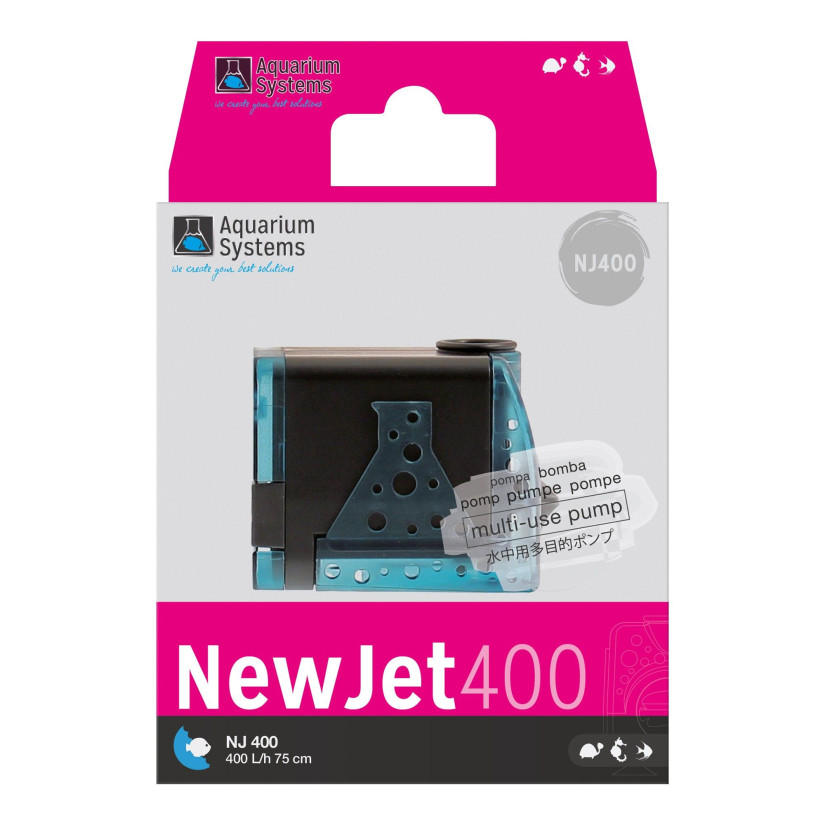 AQUARIUM SYSTEMS - NewJet 400 - 400 l/h - Pompe à eau pour aquarium