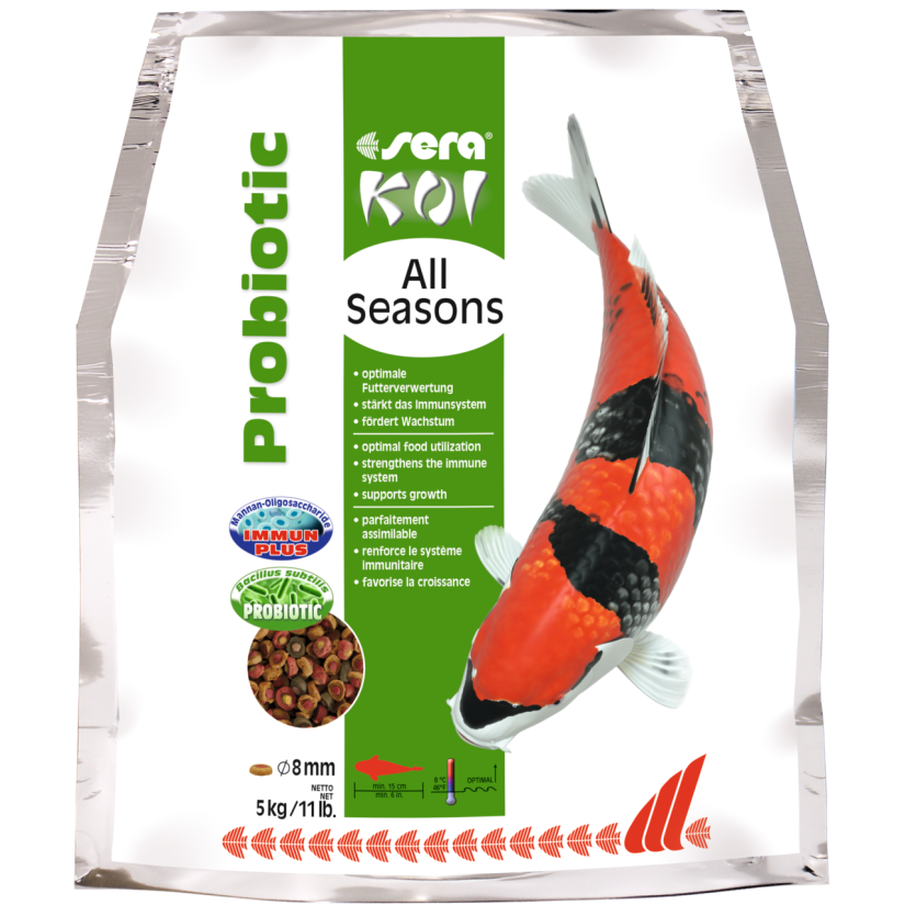 SERA - Koi All Seasons Probiotic - 5kg - Premium food for Koi