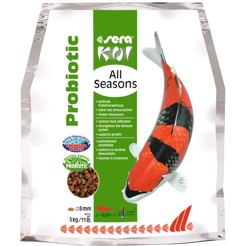 SERA - Koi All Seasons Probiotic - 5kg - Premium voer voor Koi