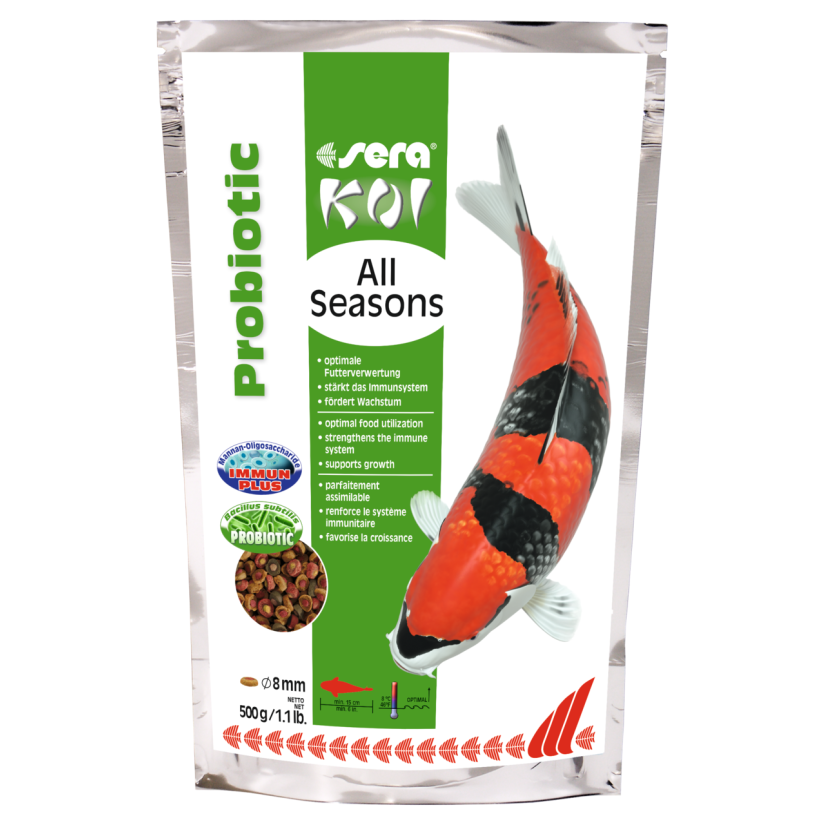 SERA - Koi All Seasons Probiotic - 500 g - Vrhunska hrana za koi