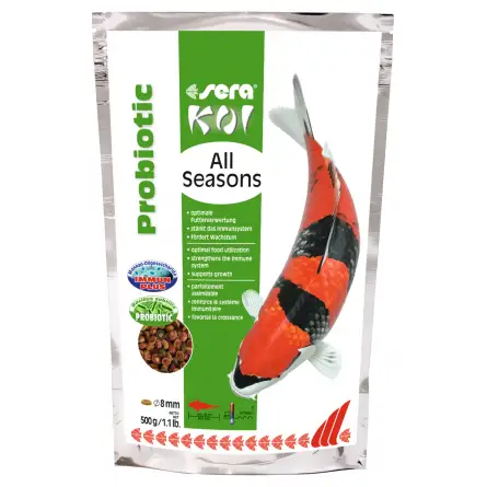 SERA - Koi All Seasons Probiotic - 500 g - Vrhunska hrana za koi