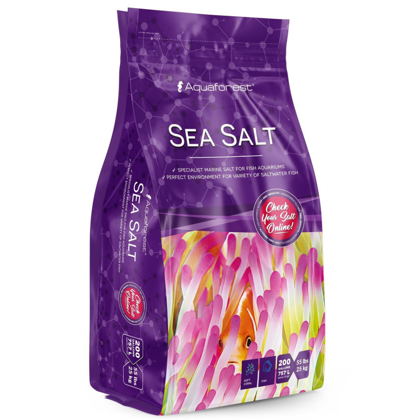 AQUAFOREST - Sea Salt Box - 25Kg Bag