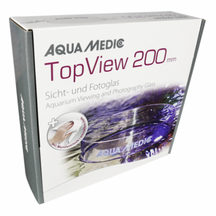 AQUA MEDIC - Top View 200 mm - Vetro per l'osservazione e la fotografia dell'acquario