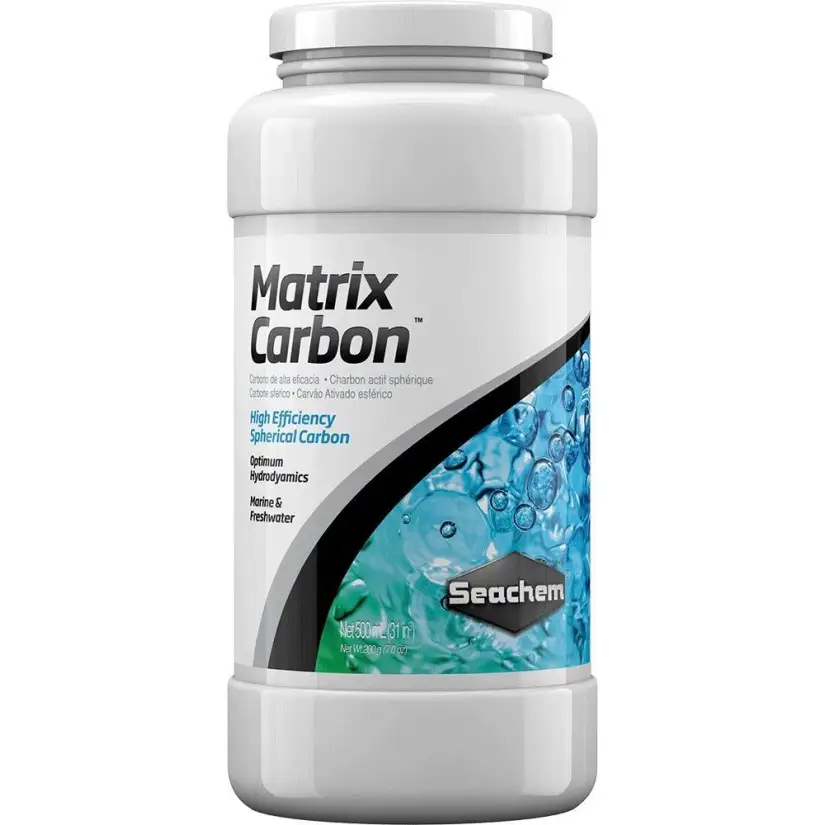 SEACHEM - Matrix Carbon - 500 ml - Carbone attivo - Perline