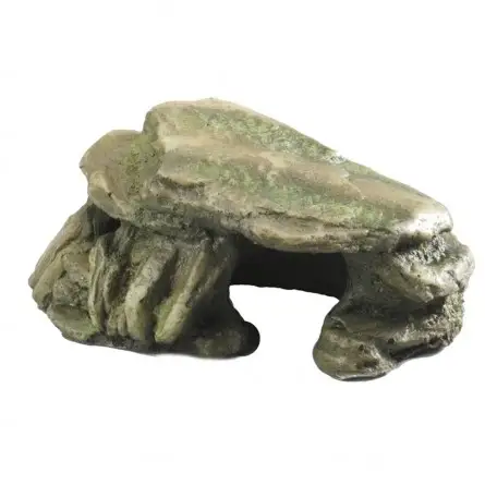 Aqua Della - Decoración de piedra con musgo Verde S - 15cm