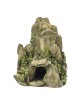 Aqua Della - Decoración de piedra con verde musgo ML - 19cm