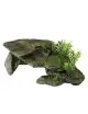 Aqua Della - Stone with plants Gray - 28.5x16.5x10.5cm - Rock with plants