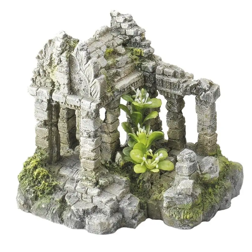 Aqua Della - Bakstenen poort - 17x13x15cm - Verwoeste poort