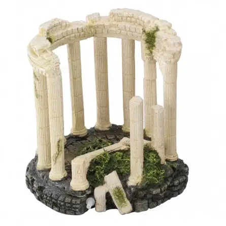 Aqua Della - Römischer Pavillon mit Ausströmerstein S - 11x6x10,5cm - Römische Pavillonruine