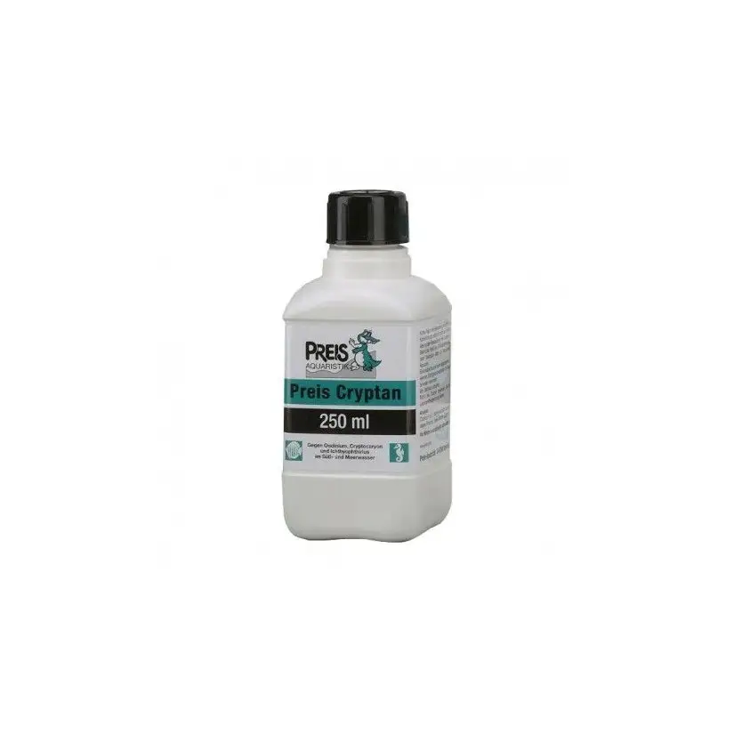 PREIS - Cryptan - 250ml - Tratamiento antiparasitario externo agua dulce y agua de mar