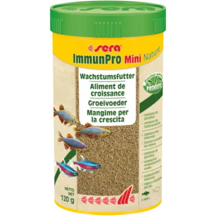 SERA - ImmunPro Mini Nature - 120g - Aliment de croissance pour poissons d'ornement jusqu'à 4cm