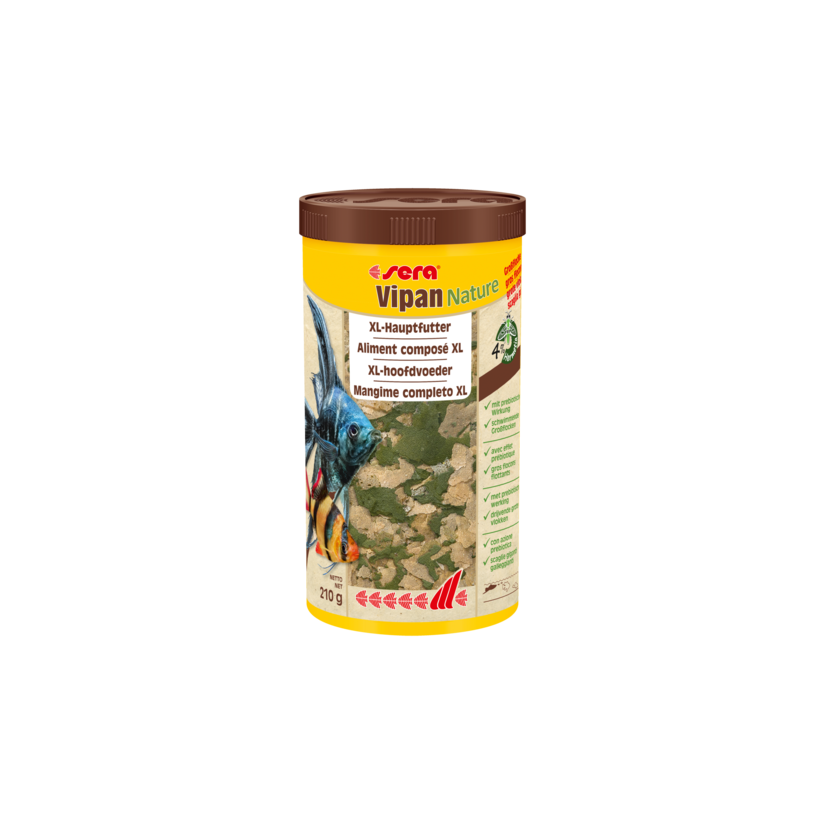 SERA - Vipan Nature Large Flake - Futter für Zierfische