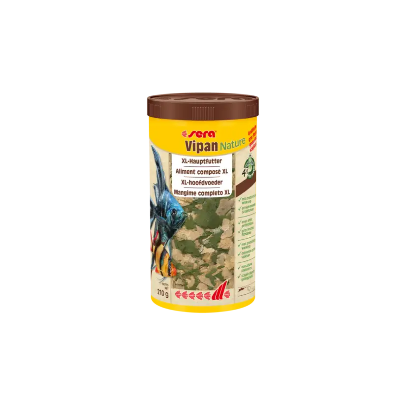 SERA - Vipan Nature Large Flake - Futter für Zierfische