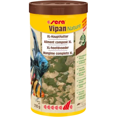 SERA - Vipan Nature Big Flocon - Alimento para peces ornamentales