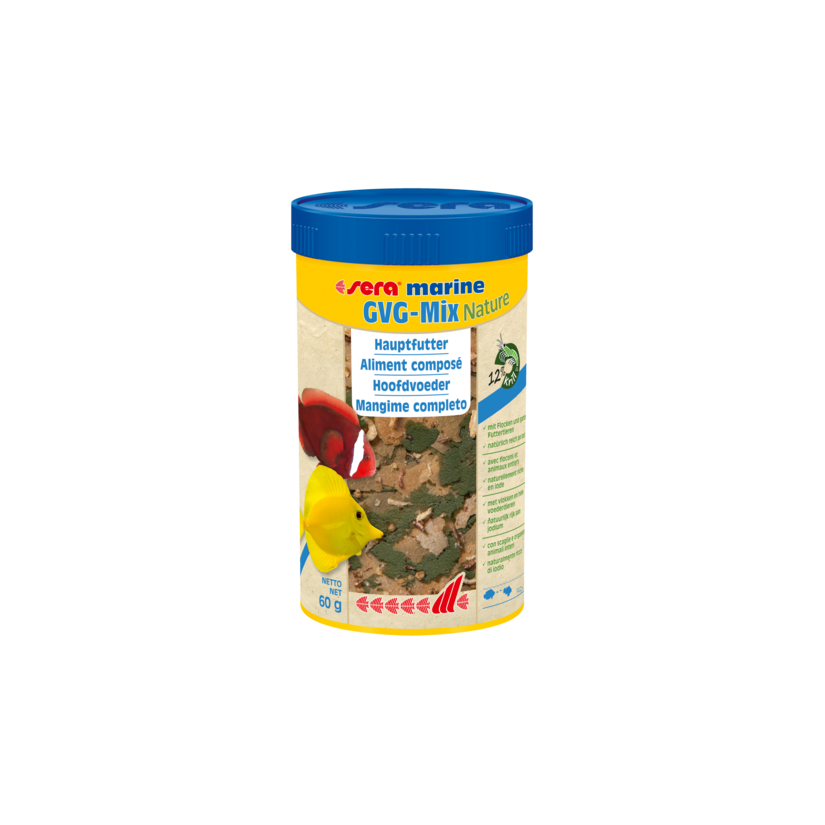 SERA - Marine GVG-Mix Nature - 60g - Alimento composto para peixes de água do mar