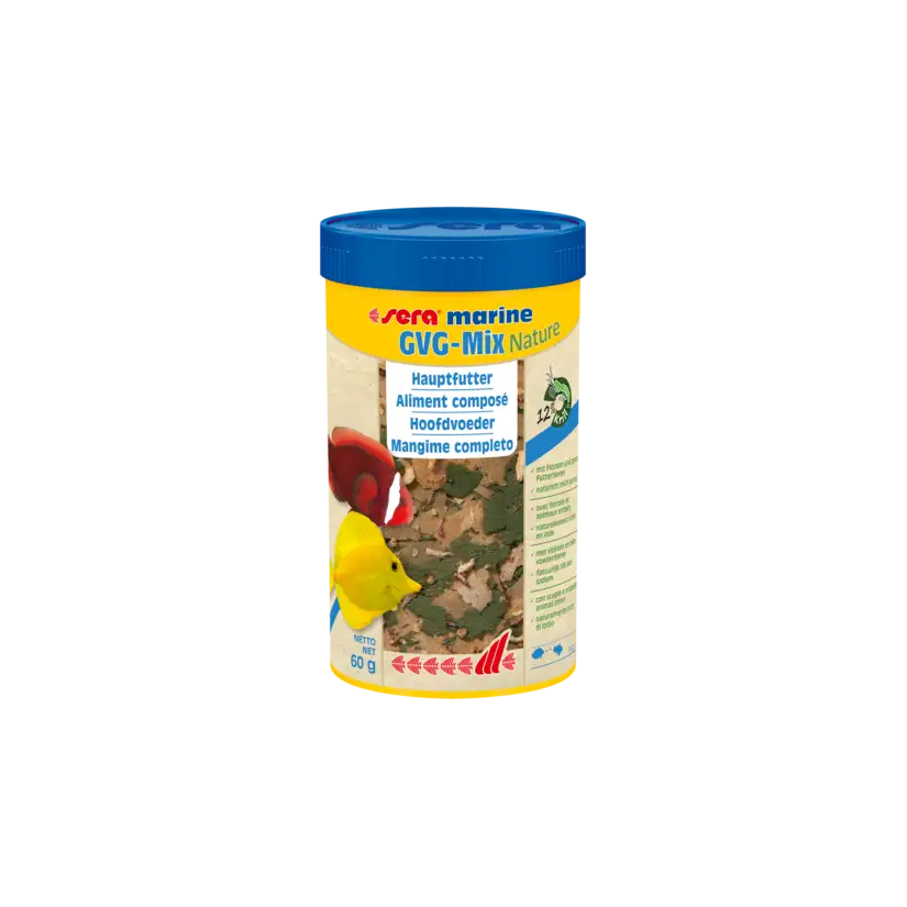 SERA - Marine GVG-Mix Nature - 60g - Alimento composto para peixes de água do mar