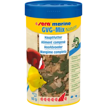 SERA - Marine GVG-Mix Nature - 60g - Aliment composé pour poissons d'eau de mer