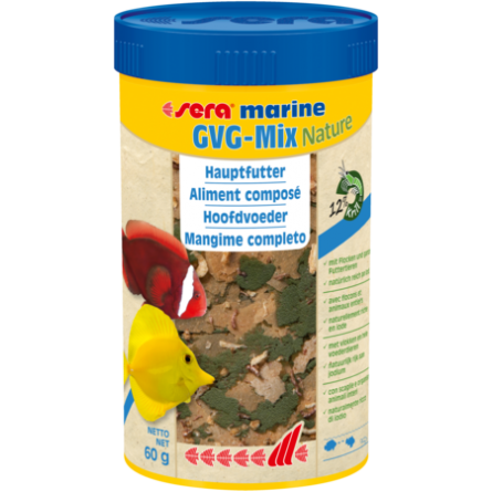 SERA - Marine GVG-Mix Nature - 60g - Alimento composto para peixes de água do mar