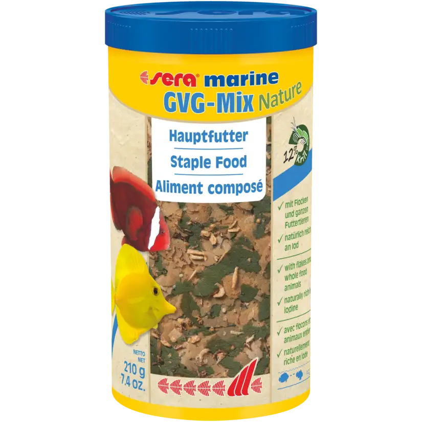 SERA - Marine GVG-Mix Nature - 1000 ml - Alimento composto para peixes de água do mar