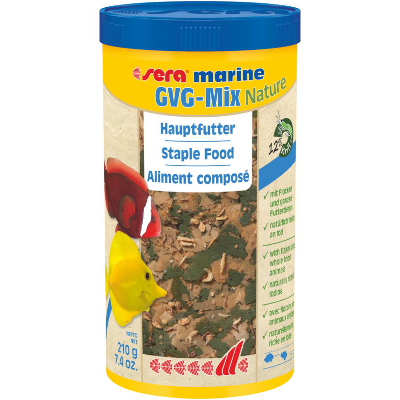 SERA - Marine GVG-Mix Nature - 1000 ml - Mangime composto per pesci d'acqua salata