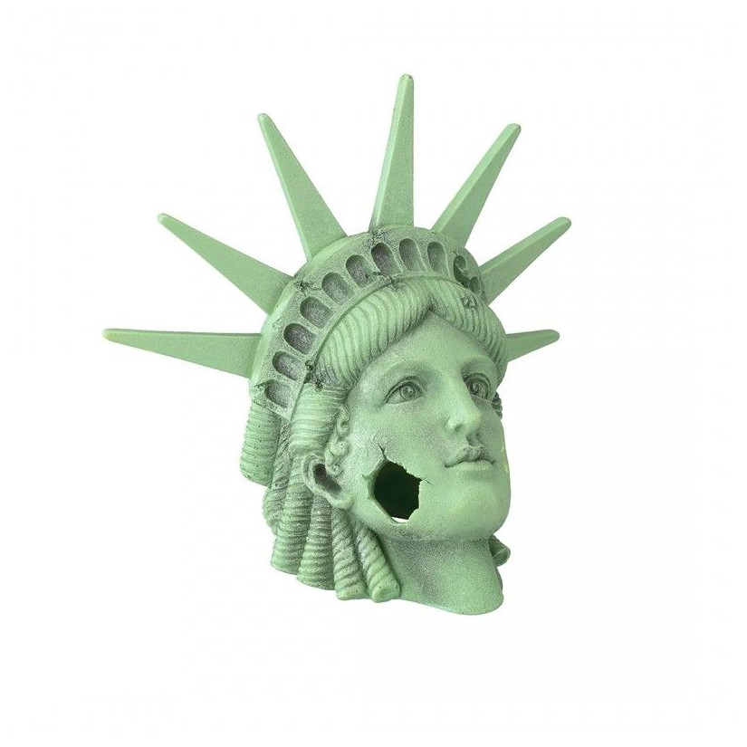 Aqua Della - Lady freedom S - 25.5x16.5x22cm - Estatua de la cabeza de la libertad