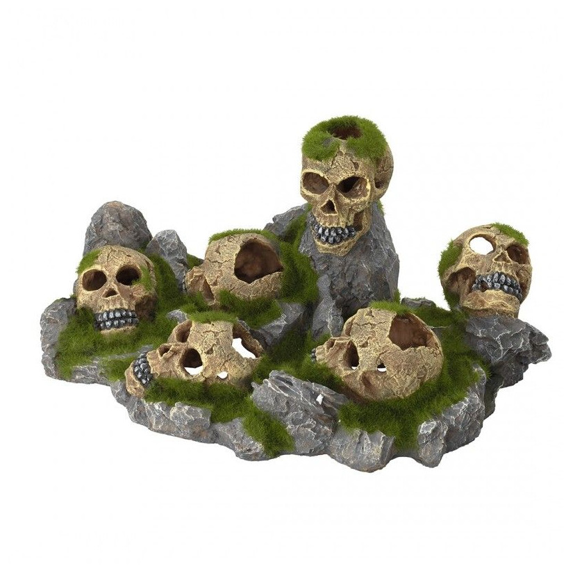 Aqua Della - Skulls world - 42,5x27,5x21cm - Île avec crânes Aqua Della - 1