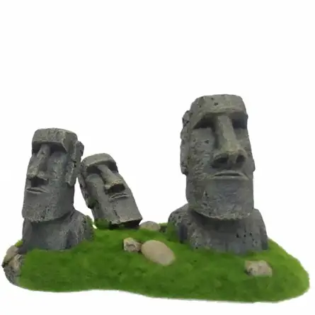 Aqua Della - Moai-Osterinsel - 21x12x13cm - Moai-Statuen