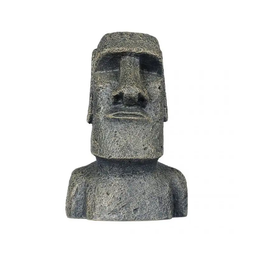 Aqua Della - Rano raraku - 11x9x17cm - Moai statua